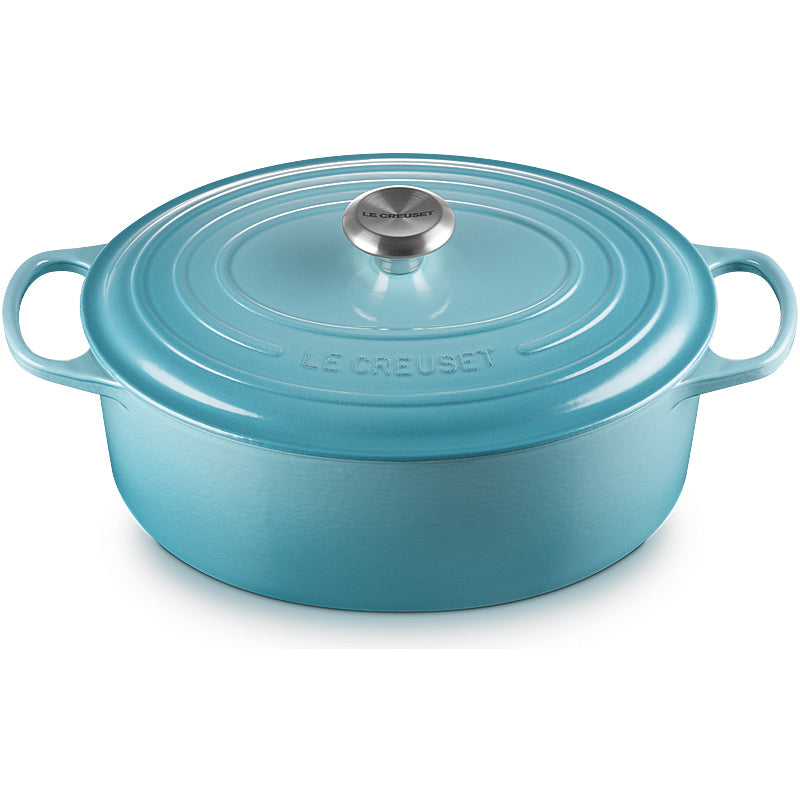 Le Creuset Signature Oval Roasting Pan 29cm Caribbean