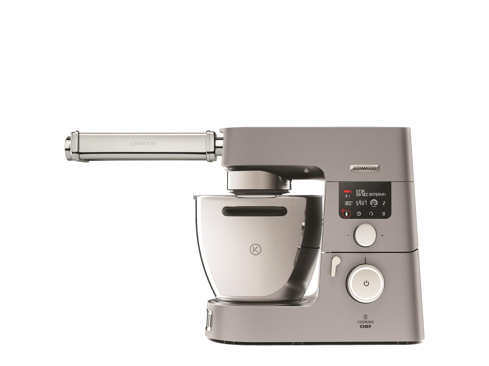 Kenwood XL Lasagne-Walze for CHEF und kMix Küchenmaschinen, Niedrigdrehzahlanschluss, 22cm Breite, 10 Stärken einstellbar KAX99.A0ME