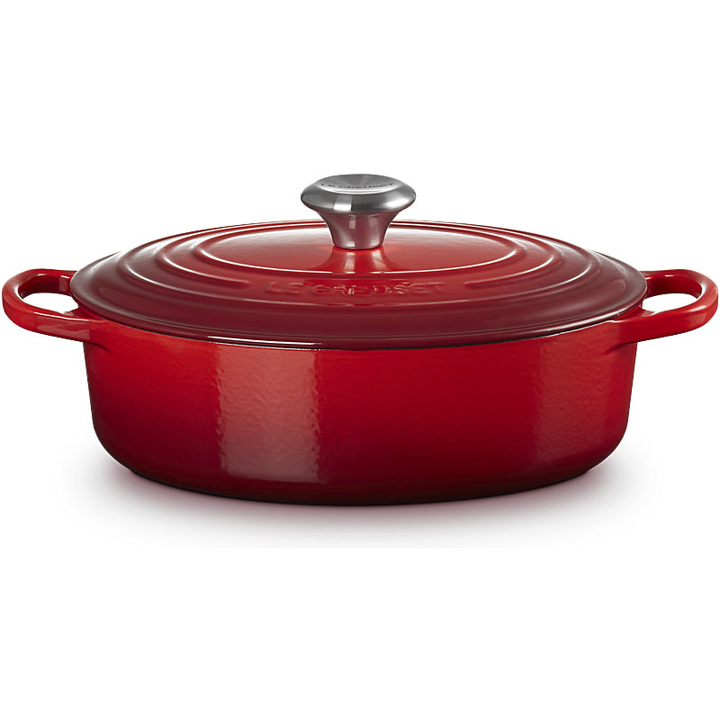 Le Creuset Gourmet Signature Oval Roaster 27 cm Cherry Red