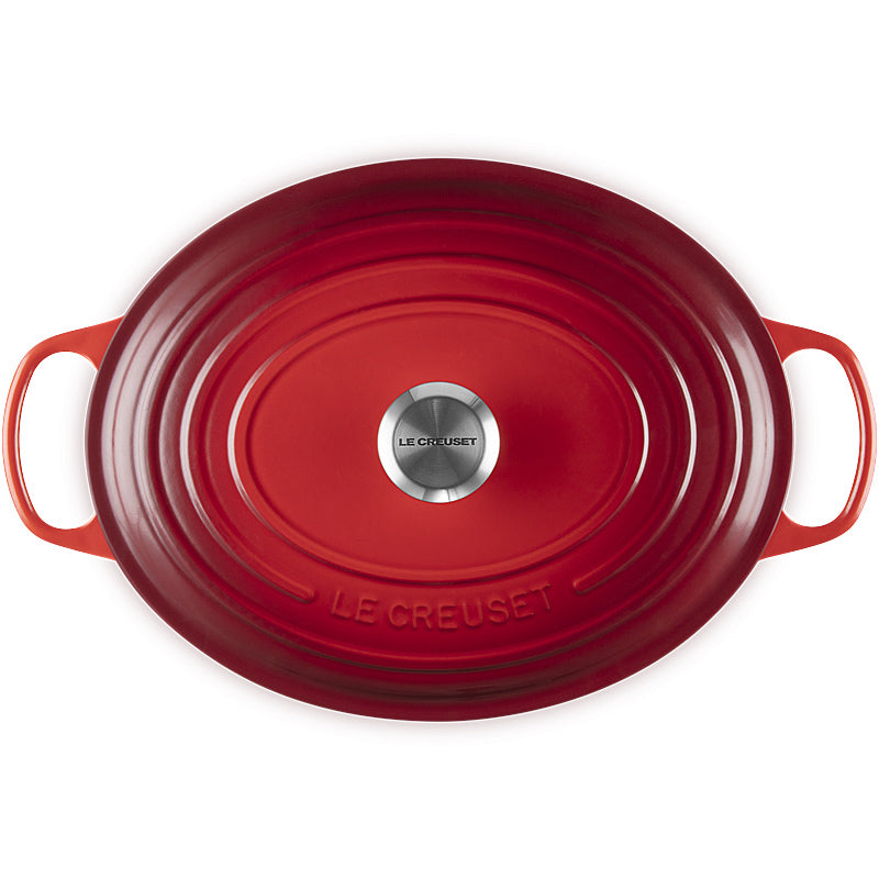 Le Creuset Oval Roaster Signature 33cm Cherry Red