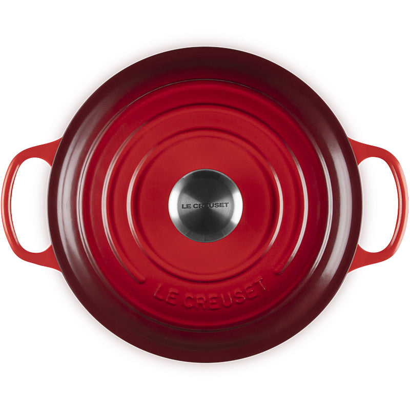 Le Creuset Gourmet Bräter Signature 30cm Kirschrot