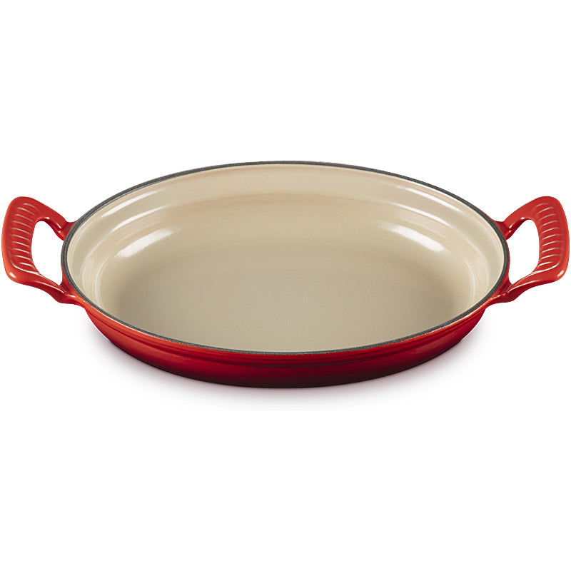 Le Creuset ovale Pfanne Modern Heritage 28 cm Kirschrot