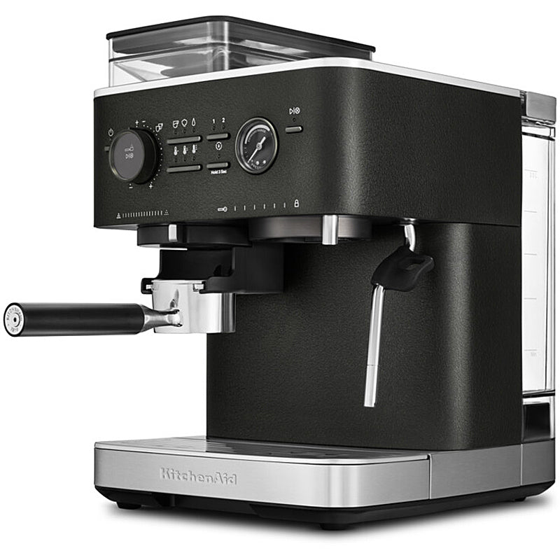 Kitchenaid 5KES6551EBK Halbautomatische Espressomaschine mit Mühle ARTISAN Farbe: Gusseisen Schwarz