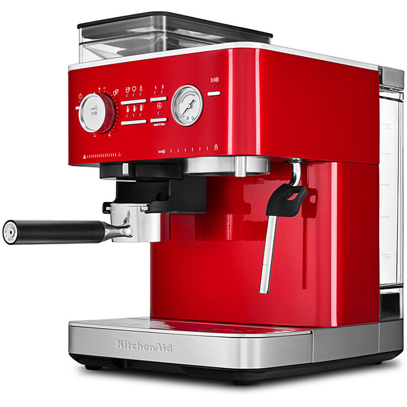 Kitchenaid 5KES6551ECA Halbautomatische Espressomaschine mit Mühle ARTISAN Farbe: Liebesapfelrot