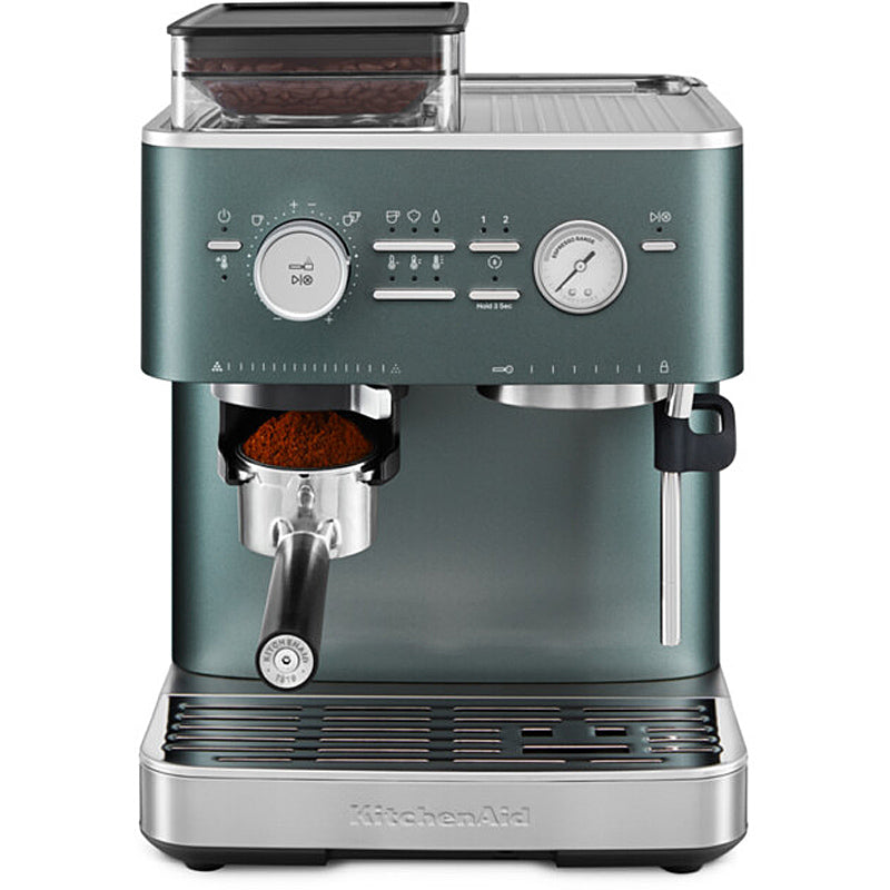 Kitchenaid 5KES6551EJP Halbautomatische Espressomaschine mit Mühle ARTISAN Farbe: Juniper