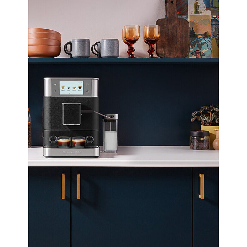 Kitchenaid 5KES8558EBK Kaffeevollautomat Farbe: Gusseisen Schwarz