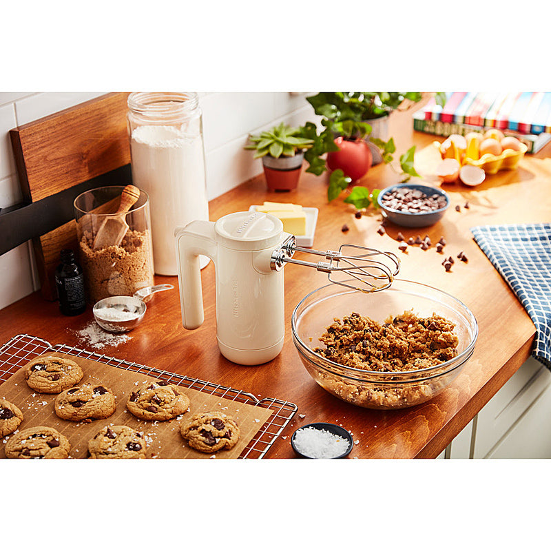 Kitchenaid 5KHMB732EAC Cordless Handrührer Farbe Crème