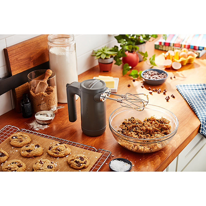 Kitchenaid 5KHMB732EDG Cordless Handrührer Farbe Dunkelgrau