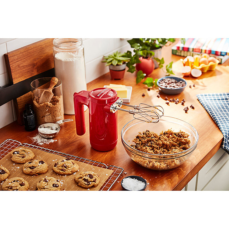 Kitchenaid 5KHMB732EER Cordless Handrührer Farbe Empire Rot