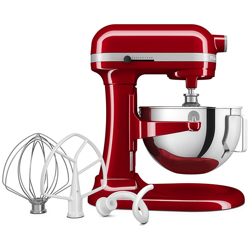 KitchenAid 5KSM55SXXEER Heavy Duty Küchenmaschine Empire Rot – 5,2L Power und Eleganz