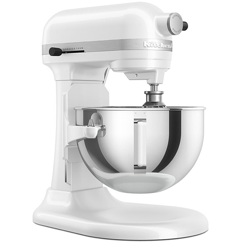 KitchenAid 5KSM55SXXEWH Heavy Duty Küchenmaschine Weiß – 5,2L Leistung und zeitloses Design