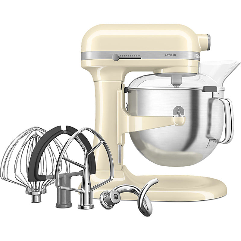 KitchenAid 5KSM70SHXEAC Küchenmaschine 6,6 L ARTISAN mit Schüsselheber Farbe Creme