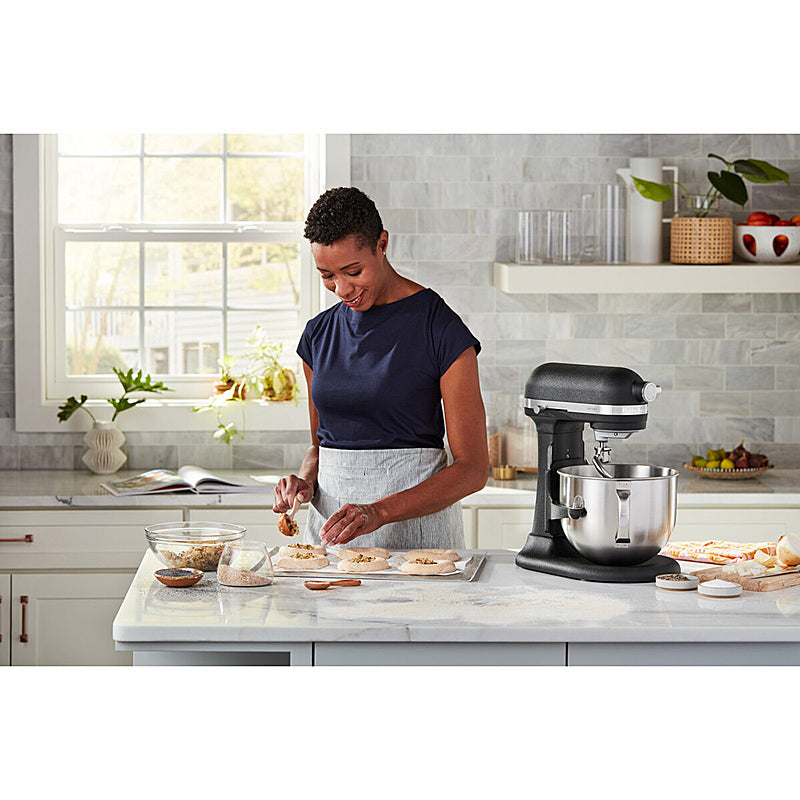 KitchenAid 5KSM70SHXEBK Küchenmaschine 6,6 L ARTISAN mit Schüsselheber Farbe Gusseisen Schwarz