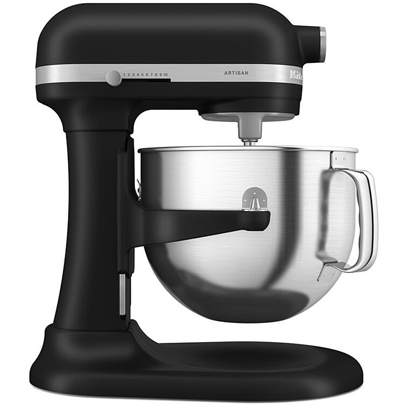 KitchenAid 5KSM70SHXEBM Küchenmaschine 6,6 L ARTISAN mit Schüsselheber Farbe Matt Schwarz
