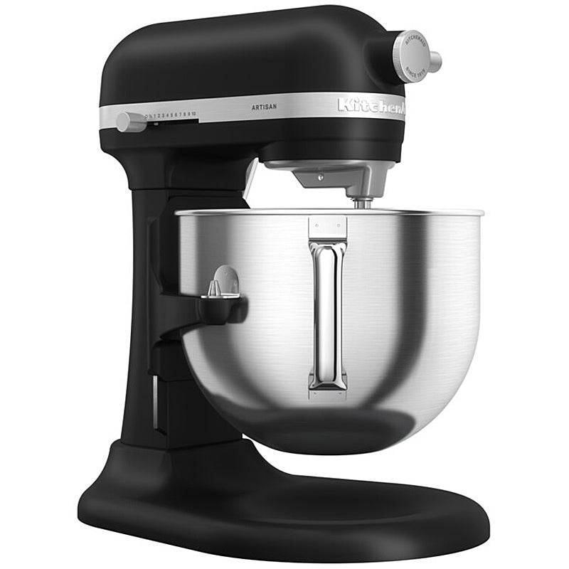 KitchenAid 5KSM70SHXEBM Küchenmaschine 6,6 L ARTISAN mit Schüsselheber Farbe Matt Schwarz