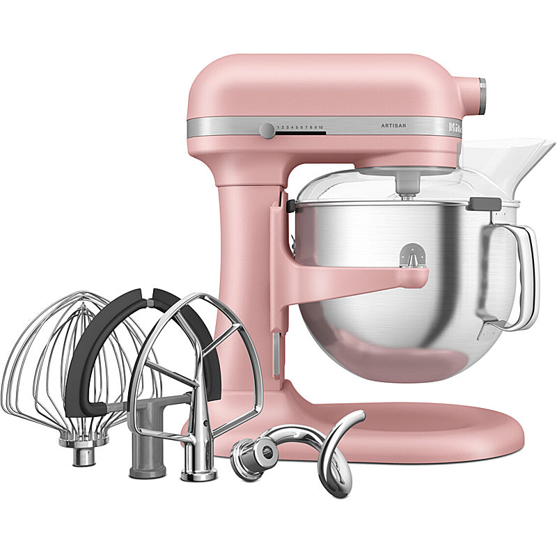 KitchenAid 5KSM70SHXEDR Küchenmaschine 6,6 L ARTISAN mit Schüsselheber Farbe Dried Rose
