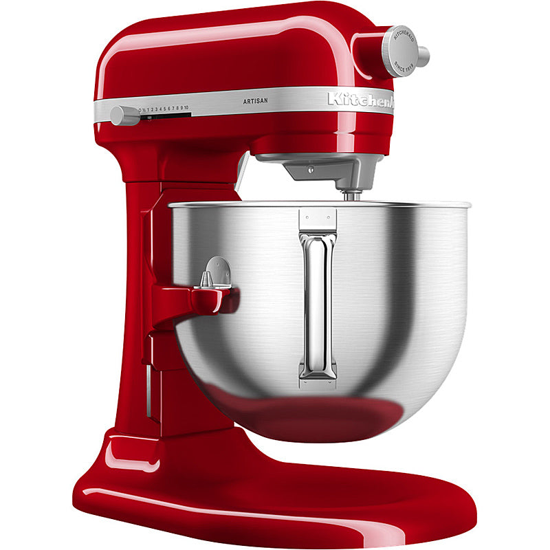 KitchenAid 5KSM70SHXEER Küchenmaschine 6,6 L ARTISAN mit Schüsselheber Farbe Empire Rot