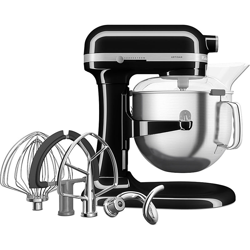 KitchenAid 5KSM70SHXEOB Küchenmaschine 6,6 L ARTISAN mit Schüsselheber Farbe Onyx Schwarz