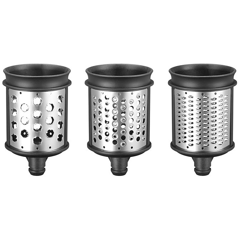 KitchenAid 5KSMEMVSC Raspel-Reibenpaket (3er Set) für 5KSMVSA für alle Artisan und Heavy Duty