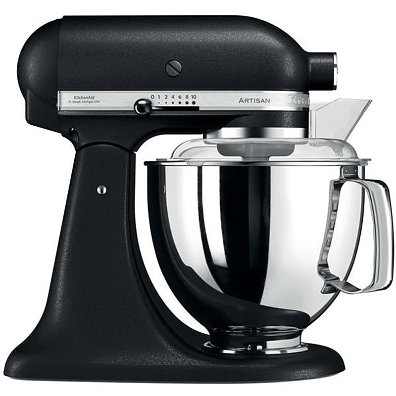 KitchenAid Artisan 5KSM175PSEBK Küchenmaschine 4,8L in Gusseisen Schwarz mit Zubehör