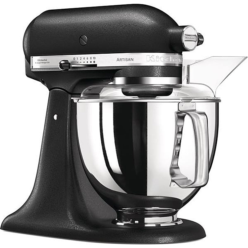 KitchenAid Artisan 5KSM175PSEBK Küchenmaschine 4,8L in Gusseisen Schwarz mit Zubehör