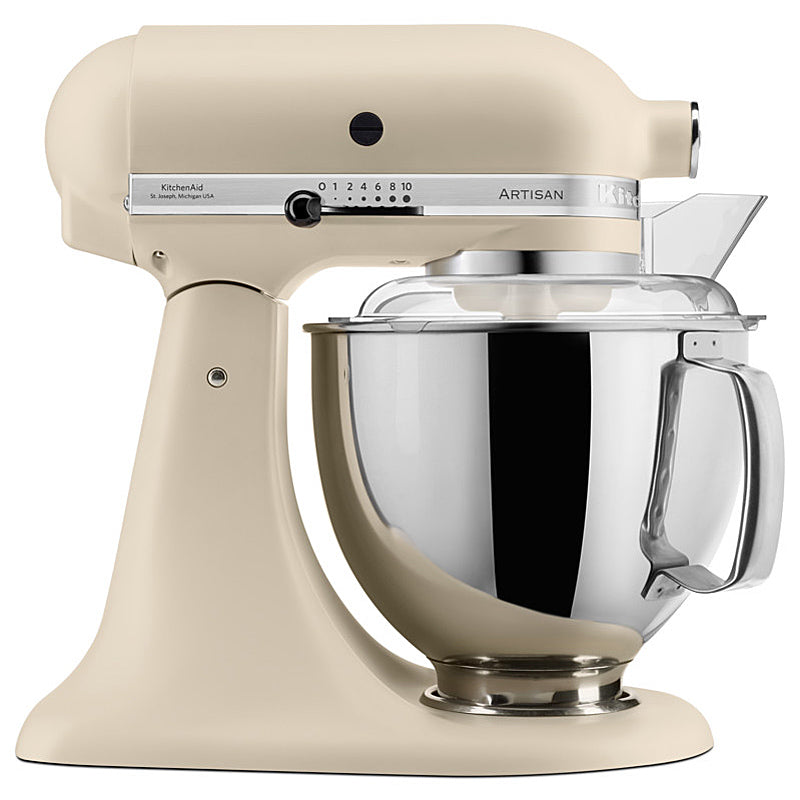 KitchenAid Artisan 5KSM175PSEFL Küchenmaschine 4,8L in Fresh Linen mit Zubehör
