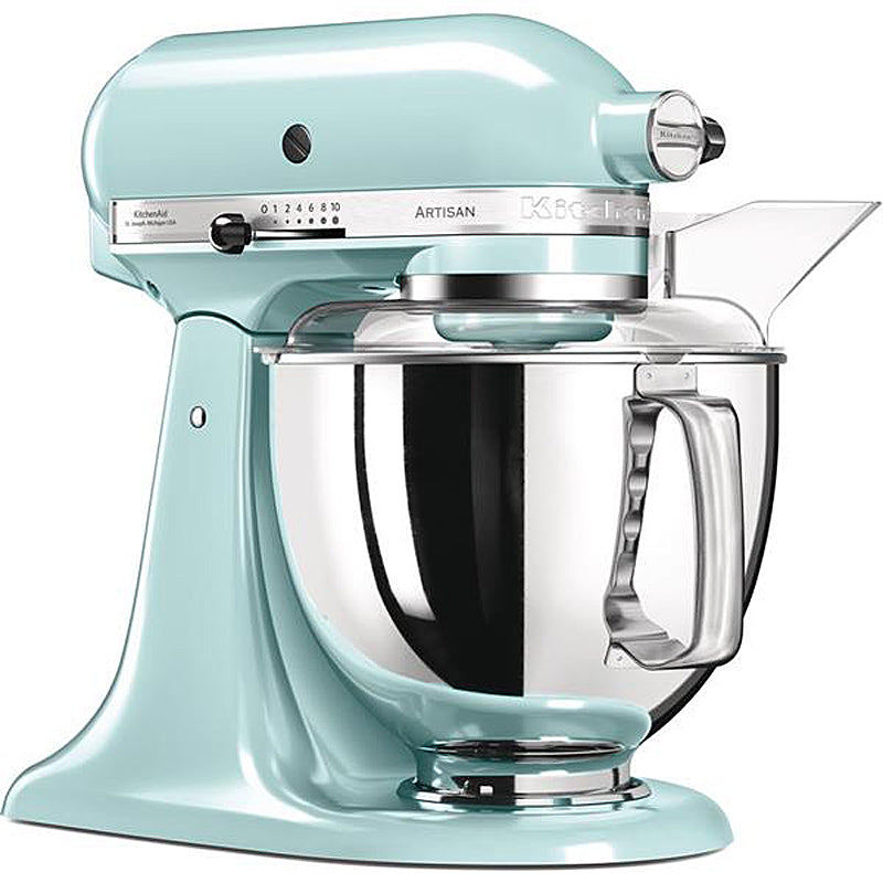 KitchenAid Artisan 5KSM175PSEIC Küchenmaschine 4,8L in Eisblau mit Zubehör