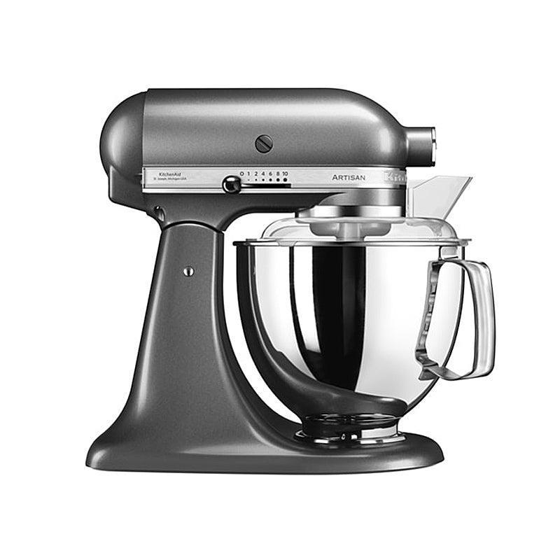 KitchenAid Artisan 5KSM175PSEMS Küchenmaschine 4,8L in Medaillon silber mit Zubehör