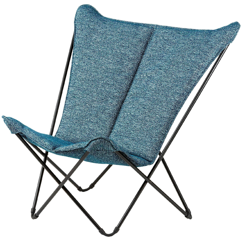 Lafuma gepolsterter, breiter Butterfly Chair Bezug Sunbrella Farbe Cobalt LFM2859-9538