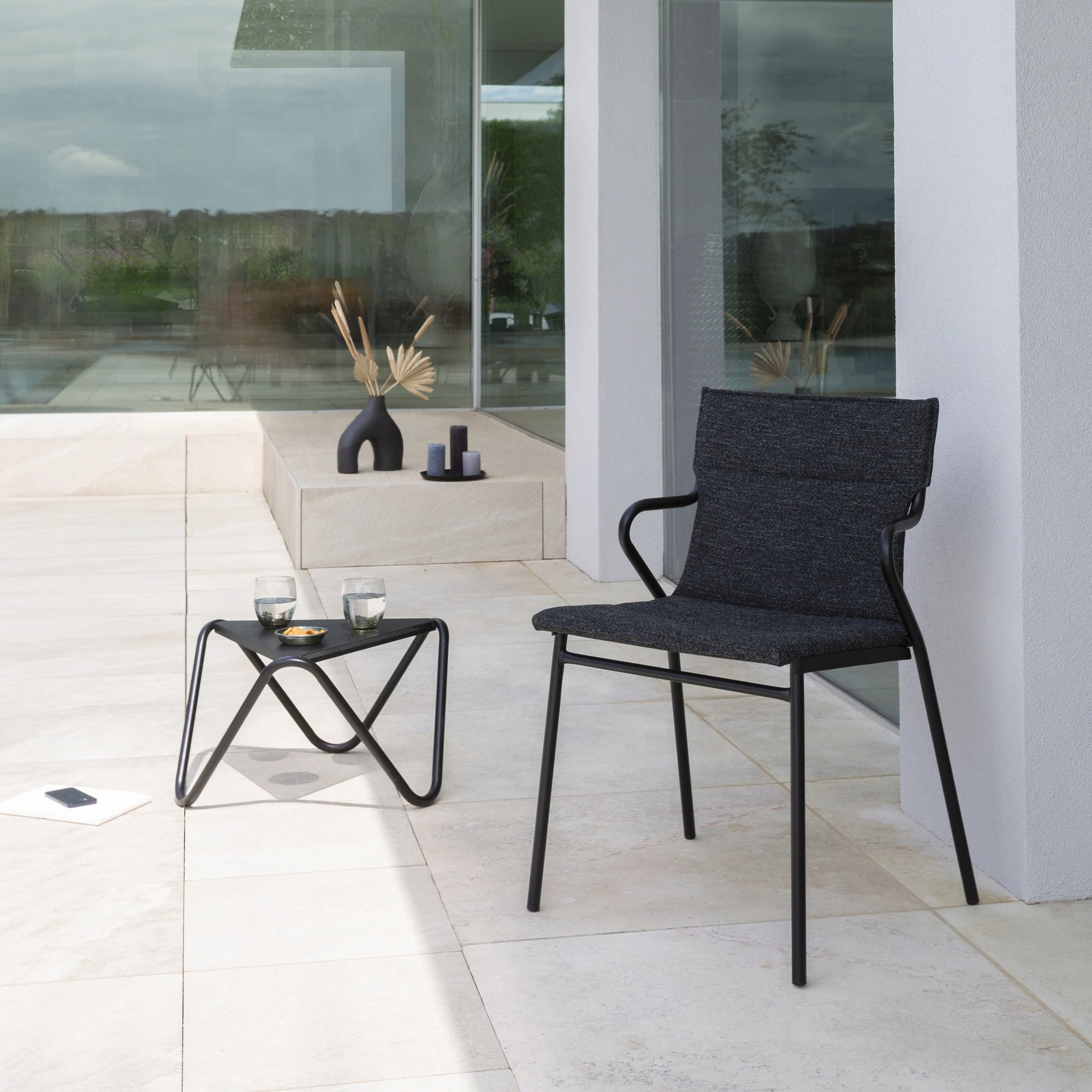 Lafuma Stuhl Ancone Ebene Bezug Sunbrella/Toundra LFM5035-3713