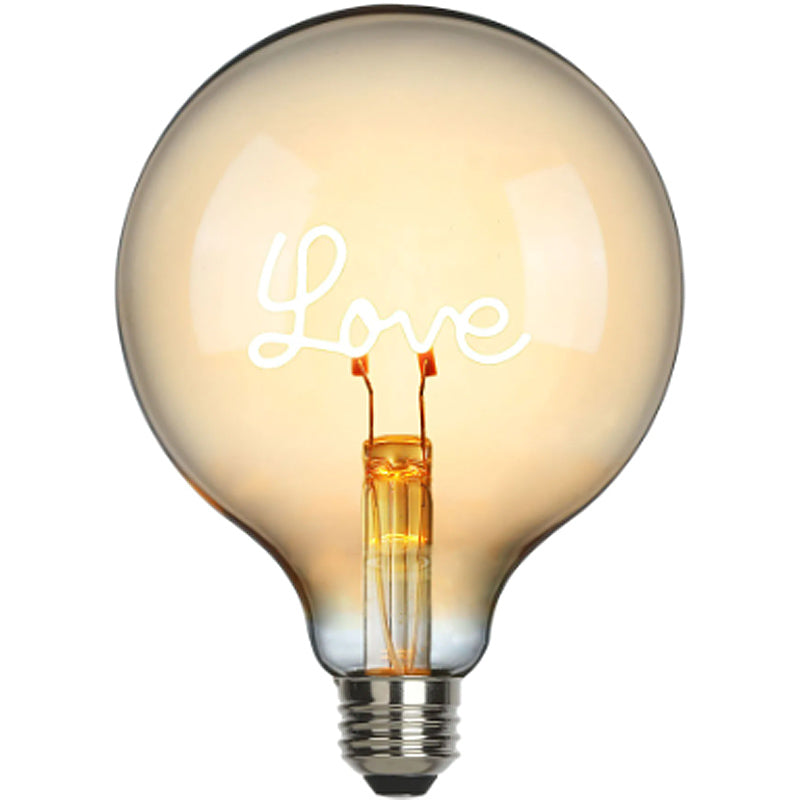 Sompex-Lighting LM LED FILAMENT 12,5CM LOVE AMBER E27 2000K 1,5W 60LM