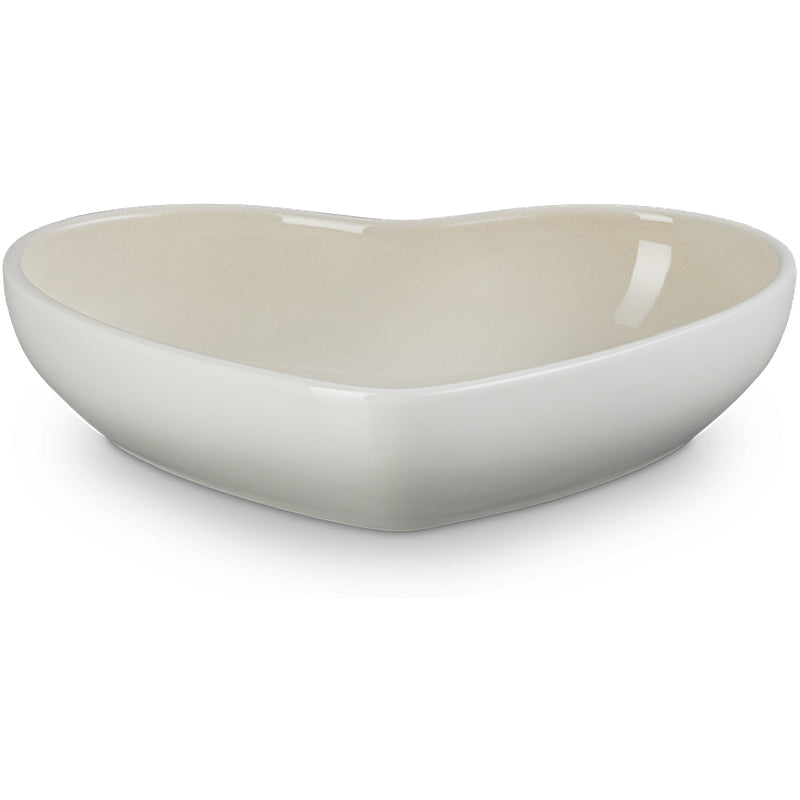 Le Creuset Heart-Shaped Bowl 650 ml Meringue