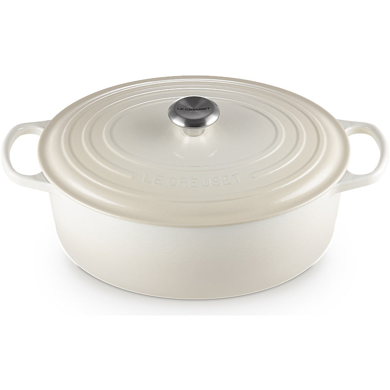 Le Creuset Signature Oval Roaster 31 cm Meringue