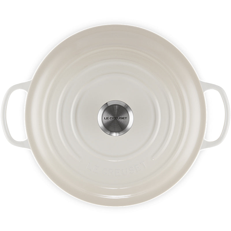 Le Creuset Signature Round Roaster 20 cm Meringue