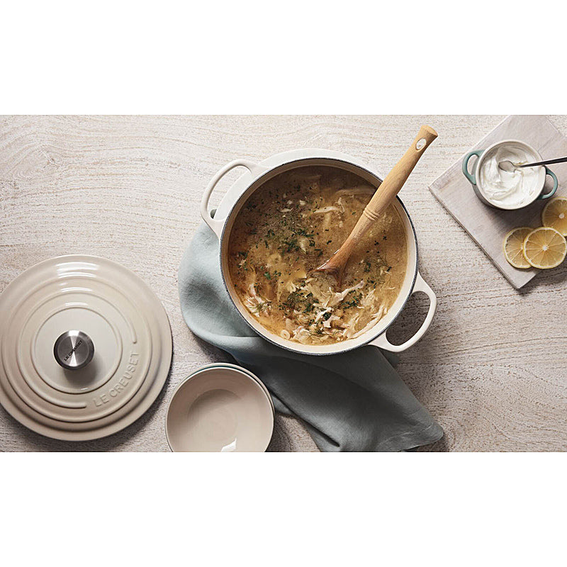 Le Creuset Signature Round Roaster 24 cm Meringue