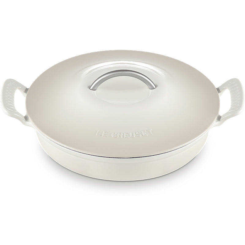 Le Creuset gourmet professional pot Modern Heritage 28 cm meringue