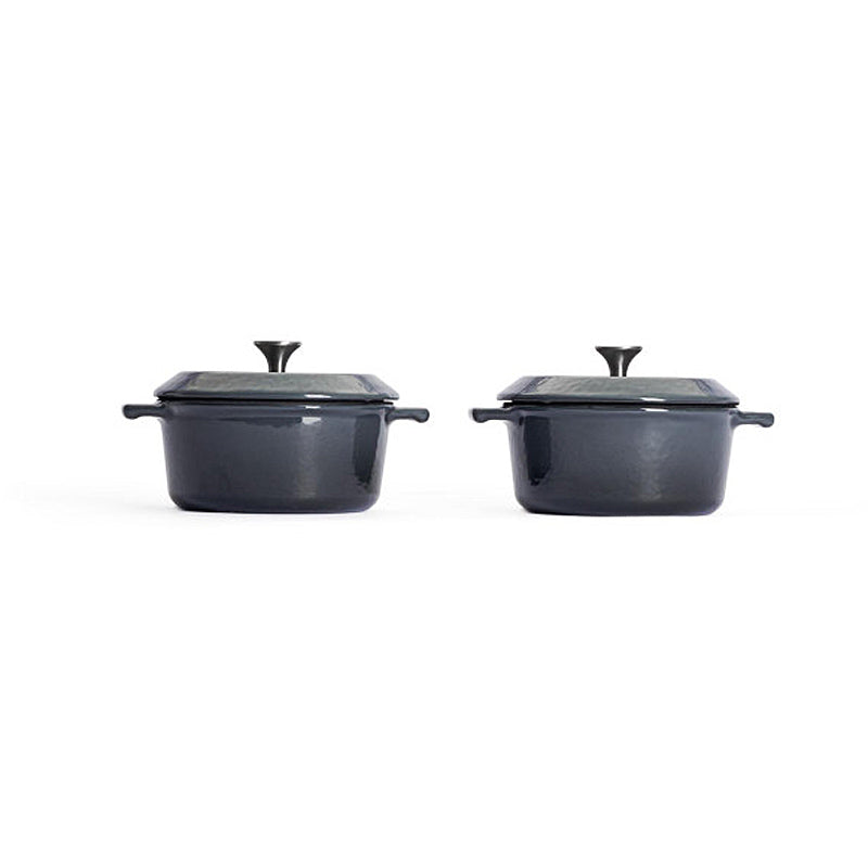 WOLL Guss-Mini-Kasserolle 2-teilig mit Deckel Carbon Grey