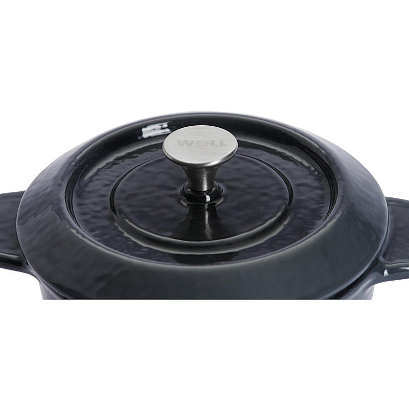 WOLL Guss-Mini-Kasserolle 2-teilig mit Deckel Carbon Grey