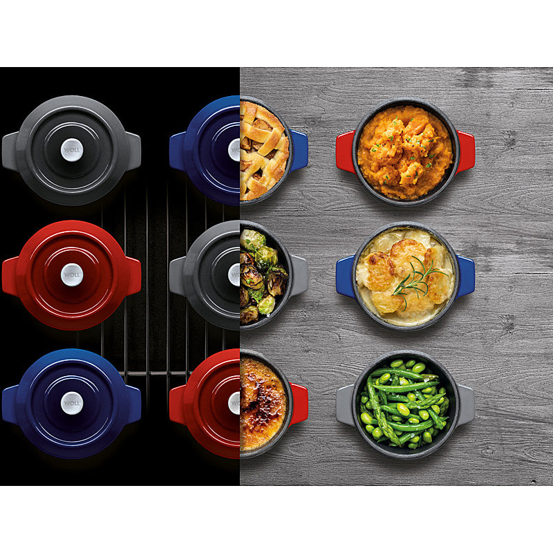 WOLL Guss-Mini-Kasserolle 2-teilig mit Deckel Carbon Grey