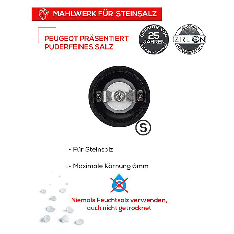 Peugeot PARIS salt mill u'Select Z natural 18 cm