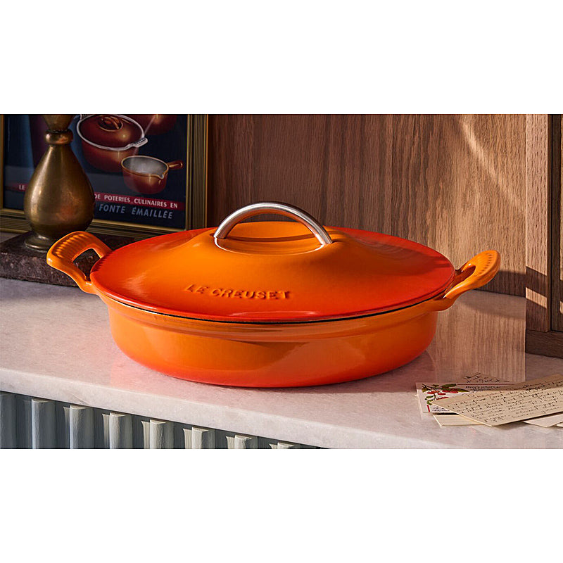 Le Creuset gourmet professional pot Modern Heritage 28 cm oven red