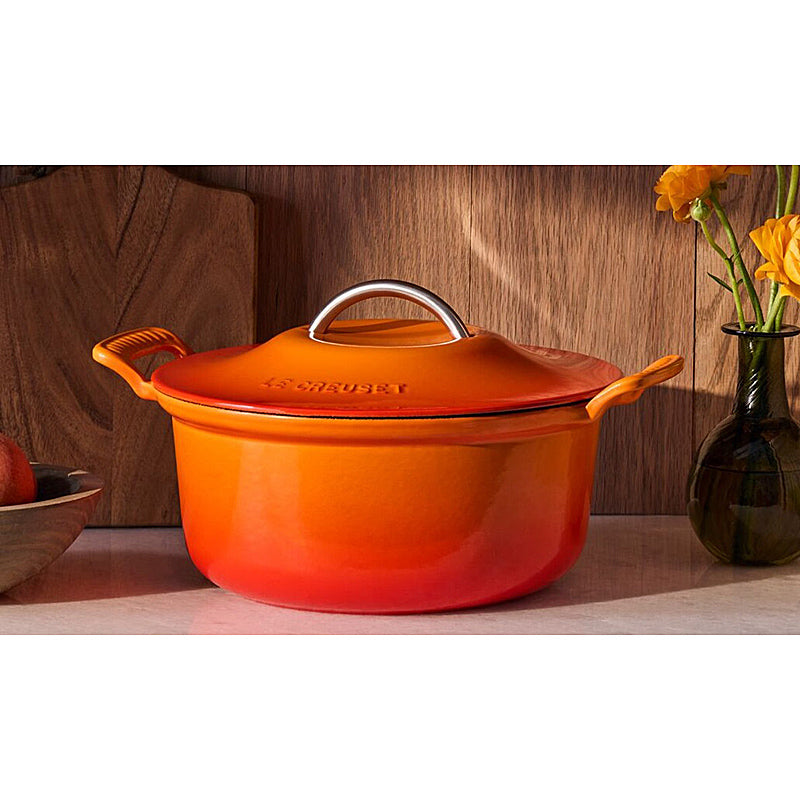 Le Creuset Bräter rund Modern Heritage 26 cm Ofenrot