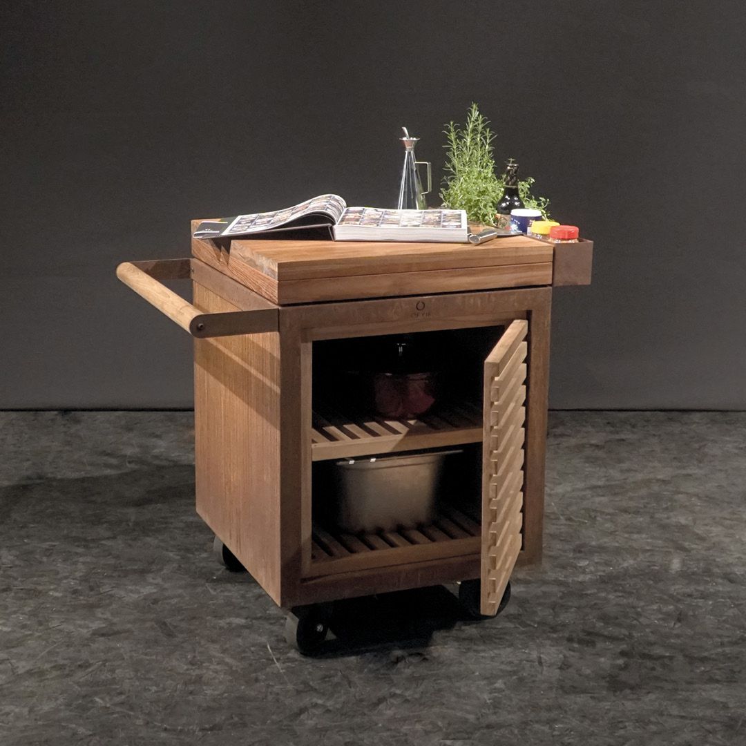 OFYR Storage Insert PROmit 1 Tür Teakholz Small