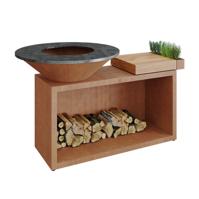 OFYR Island+ Corten 100 Teakholz