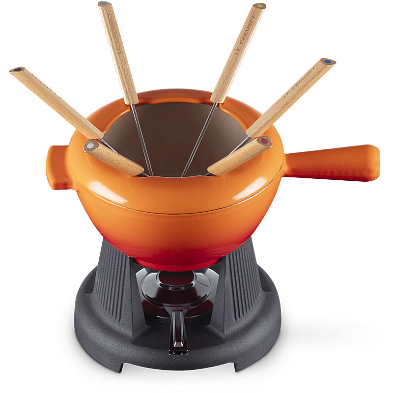 Le Creuset Käsefondue Set Mode Ofenrot