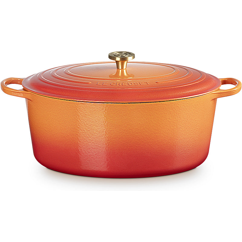 Le Creuset Bräter Signature oval 29 cm Flamme Dorée