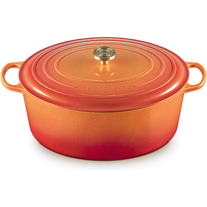 Le Creuset Bräter Signature oval 29 cm Flamme Dorée