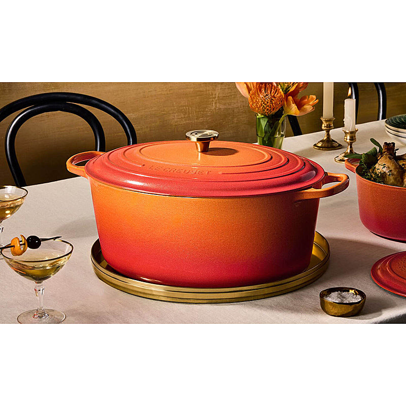 Le Creuset Bräter Signature oval 29 cm Flamme Dorée
