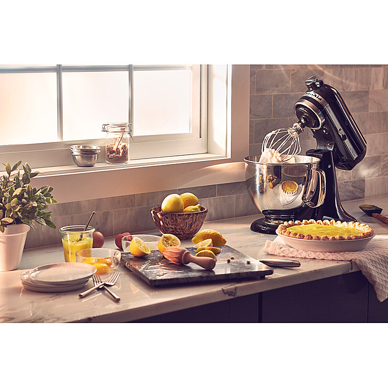 KitchenAid Artisan 5KSM175PSEOB Küchenmaschine 4,8L in Onyx Schwarz mit Zubehör