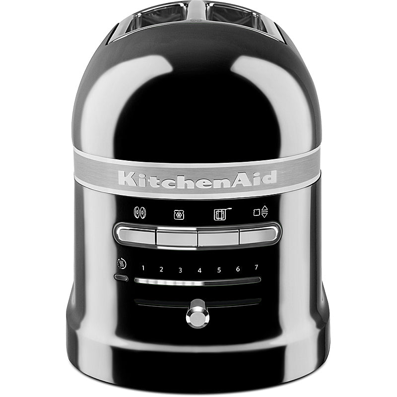 KitchenAid Artisan Toaster 2 Scheiben – Onyx Schwarz 5KMT2204EOB inkl. Sandwichzange